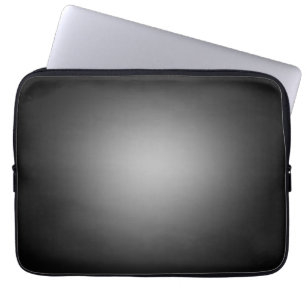 Housse Pour Ordinateur Portable Lumière brillante noire et blanche