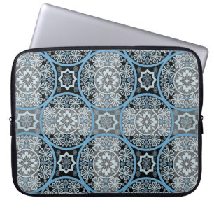 Housse Pour Ordinateur Portable Lumineux abstrait couture sans couture motif roman