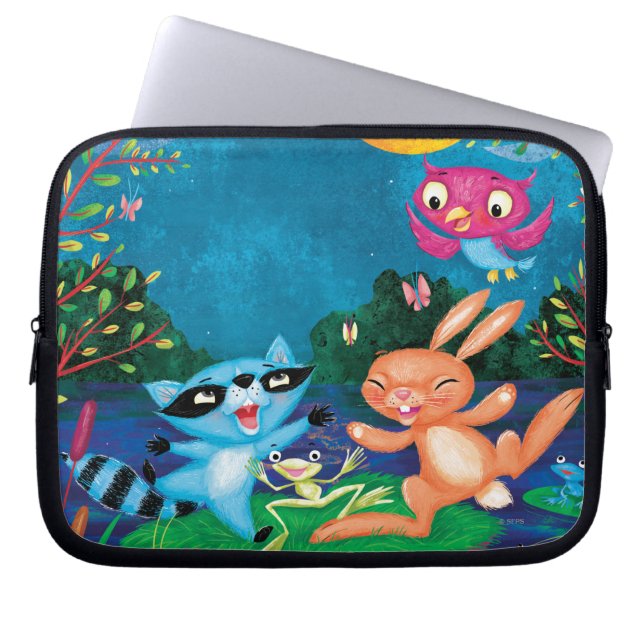 Housse Pour Ordinateur Portable Lune d'automne (Devant)
