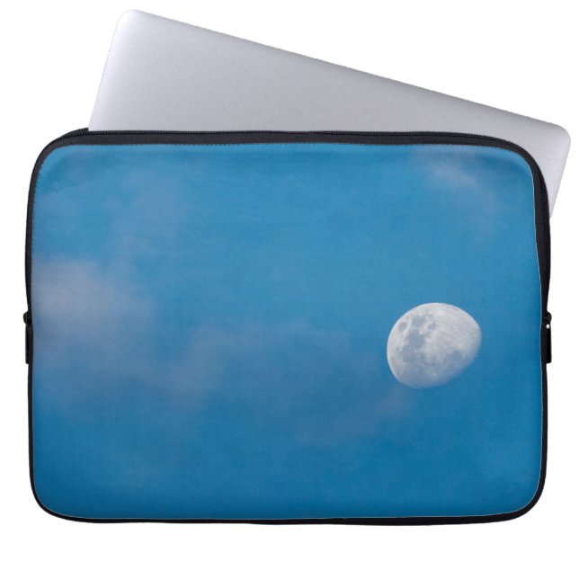 Housse Pour Ordinateur Portable Lune matinale | Zambie, Afrique (Devant)