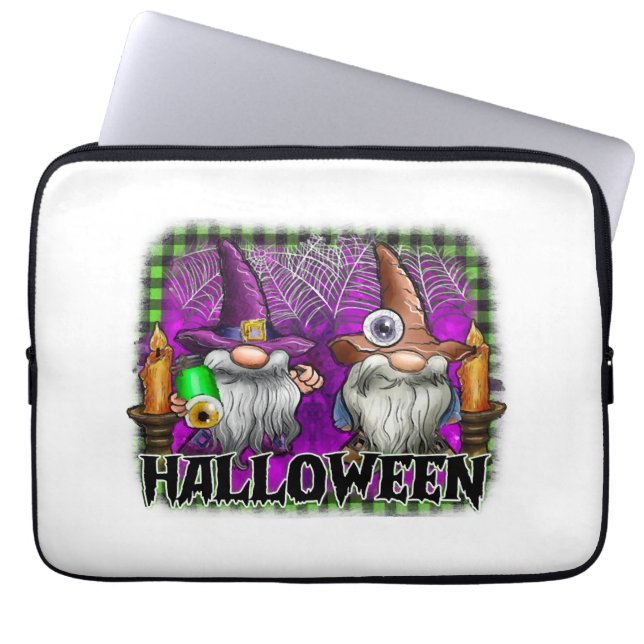 Housse Pour Ordinateur Portable Lutin d'Halloween (Devant)