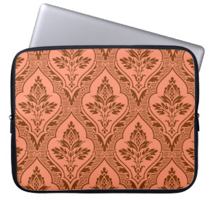 Housse Pour Ordinateur Portable Luxueux Vintage Damask Texture sans Seamless