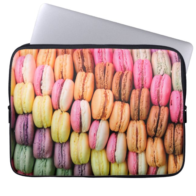 Housse Pour Ordinateur Portable Macarons colorés (Devant)
