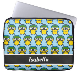 Housse Pour Ordinateur Portable Macaw bleu et jaune