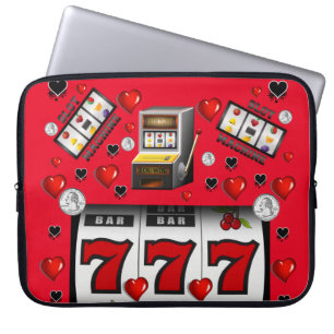 Housse Pour Ordinateur Portable Machine à fente Casino Manche Ordinateur Portable