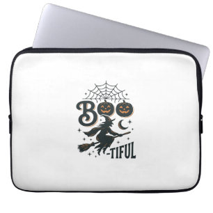 Housse Pour Ordinateur Portable Magnifique sorcière Halloween Dessin de gravure vi