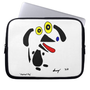 Housse Pour Ordinateur Portable Manche Abstraite pour ordinateur portable chien