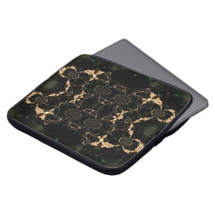 Housse Pour Ordinateur Portable Manche de bureau en galaxie psychédélique fractale