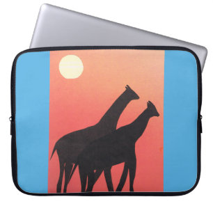 Housse Pour Ordinateur Portable Manche d'ordinateur avec design Giraffe