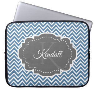 Housse Pour Ordinateur Portable Manche d'ordinateur portable personnalisé Blue Che