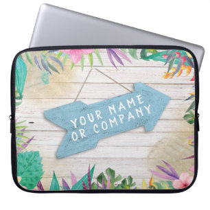 Housse Pour Ordinateur Portable Manche d'ordinateur portable Tropical personnalisé