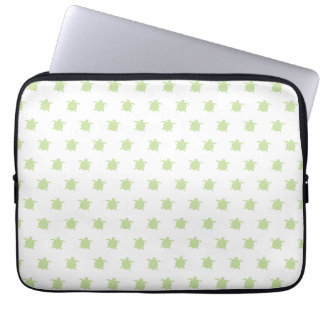 Housse Pour Ordinateur Portable Manche Motif de tortue verte