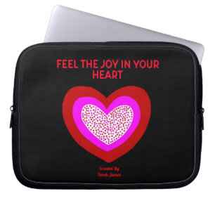 Housse Pour Ordinateur Portable Manche Ordinateur Portable En Néoprène Coeur Joyeu