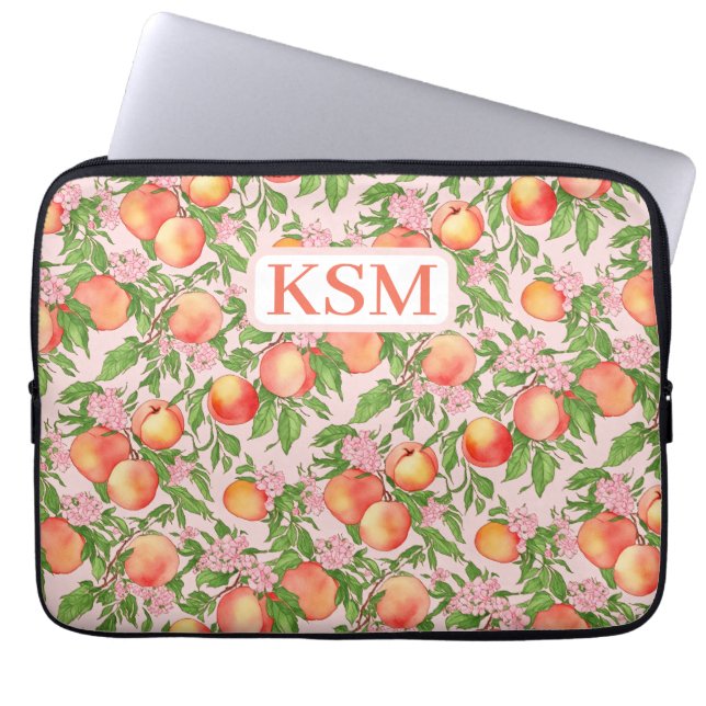 Housse Pour Ordinateur Portable Manche Ordinateur Portable Peach Blossom (Devant)