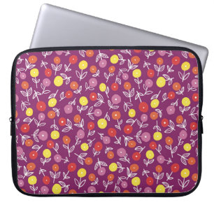 Housse Pour Ordinateur Portable Manche pour ordinateur portable à poitrine fleurie