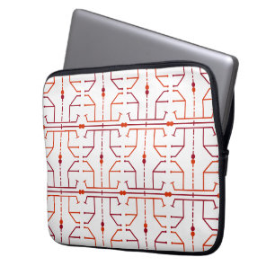Housse Pour Ordinateur Portable Manche pour ordinateur portable Abstrait Hieroglyp