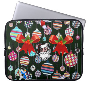 Housse Pour Ordinateur Portable Manche pour ordinateur portable de Noël en néoprèn