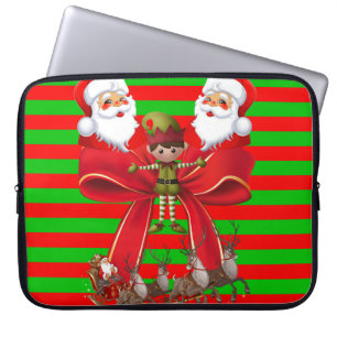 Housse Pour Ordinateur Portable Manche pour ordinateur portable de Noël en néoprèn