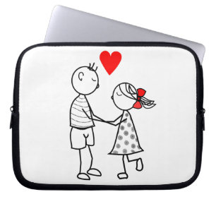Housse Pour Ordinateur Portable Manche pour ordinateur portable Love Couple