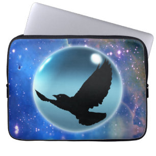 Housse Pour Ordinateur Portable Manche pour ordinateur portable Mystic Flying Crow