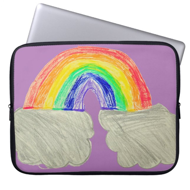 Housse Pour Ordinateur Portable Manche pour ordinateur portable Rainbow (Devant)