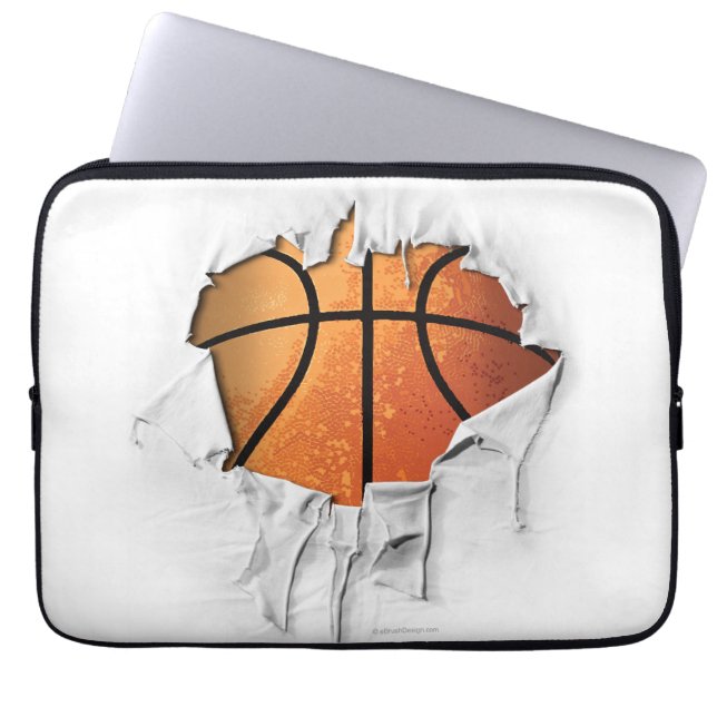 Housse Pour Ordinateur Portable Manches de l'ordinateur portable de basket-ball dé (Devant)