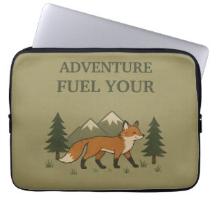 Housse Pour Ordinateur Portable Manchette technique Renard de la forêt