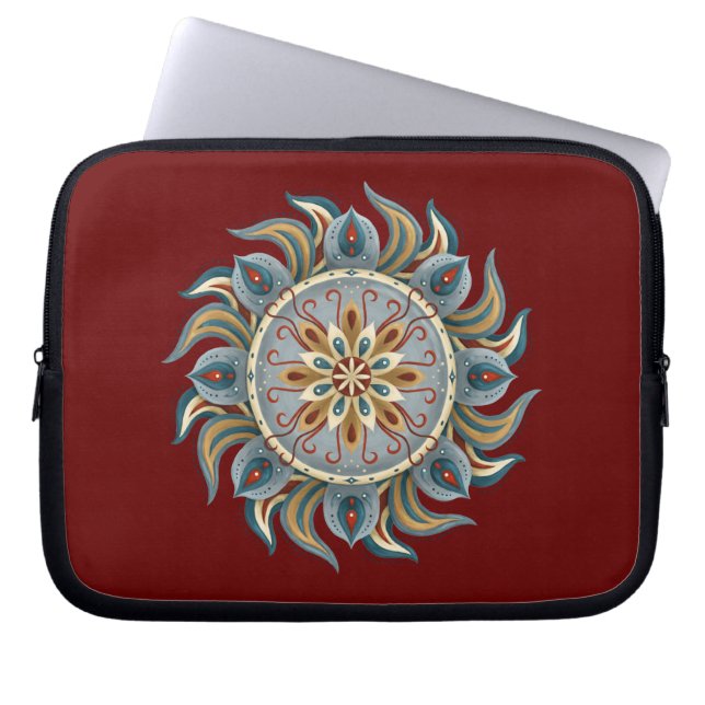 Housse Pour Ordinateur Portable Mandala (Devant)