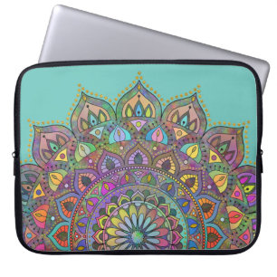 Housse Pour Ordinateur Portable Mandala Inde Style 1