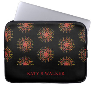 Housse Pour Ordinateur Portable Mandala moderne et non traditionnel en multicolore