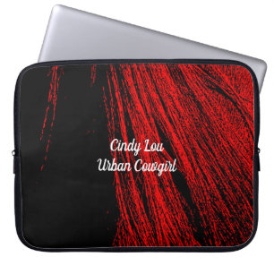 Housse Pour Ordinateur Portable Mane Rouge Mane Mane Portable Abstrait
