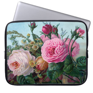 Housse Pour Ordinateur Portable Mannequin Vintage pour ordinateur portable Floral
