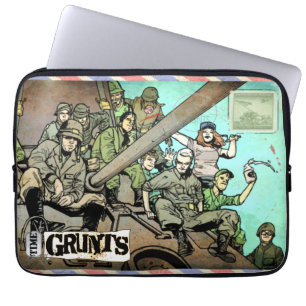 Housse Pour Ordinateur Portable Manque de carte postale Time Grunts