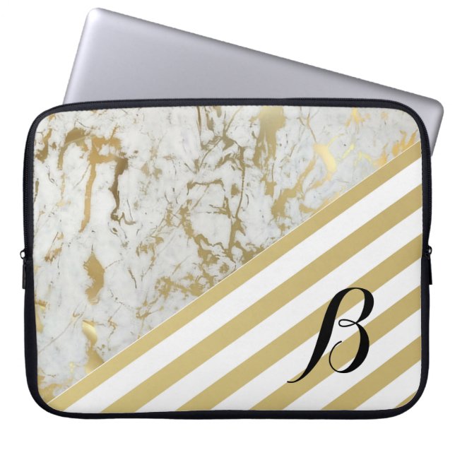 Housse Pour Ordinateur Portable Marbre (Devant)