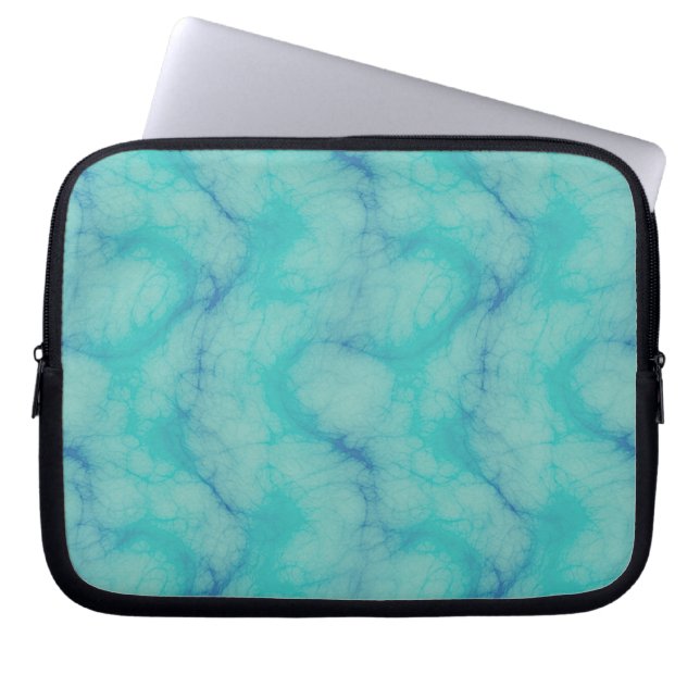 Housse Pour Ordinateur Portable Marbre turquoise (Devant)
