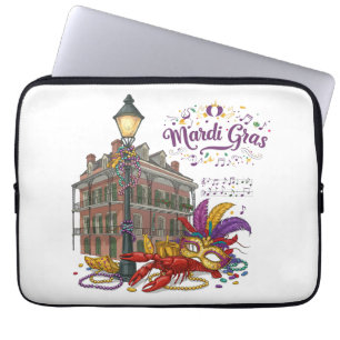 Housse Pour Ordinateur Portable Mardi gras