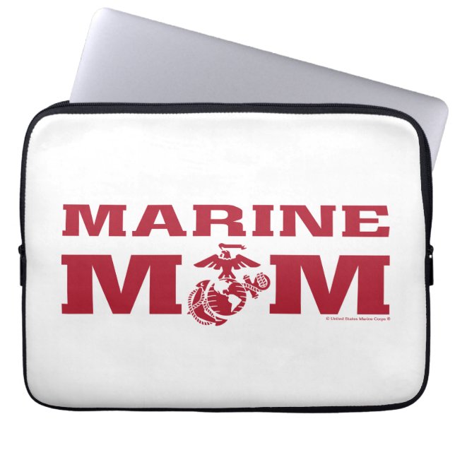Housse Pour Ordinateur Portable Marine Maman (Devant)