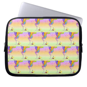 HOUSSE POUR ORDINATEUR PORTABLE MARTINI STYLE ART POP DES ANNÉES 60