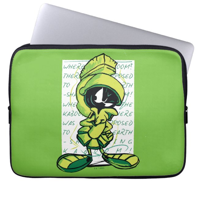 Housse Pour Ordinateur Portable MARVIN THE MARTIAN™ - Croquis (Devant)