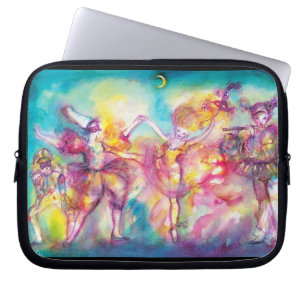 Housse Pour Ordinateur Portable MASQUERADE BALL, Mardi Gras Masques, Danse, Musiqu