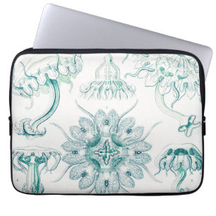 Housse Pour Ordinateur Portable Méduses, Discomedusae par Ernst Haeckel