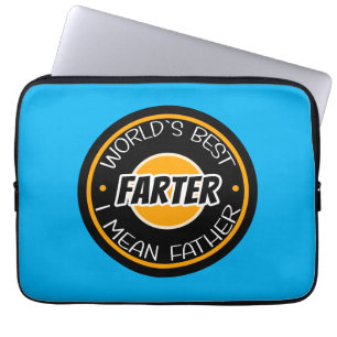 Housse Pour Ordinateur Portable Meilleur Farter du monde Je veux dire père