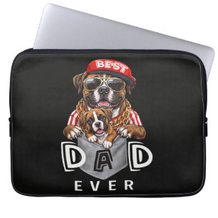 Housse Pour Ordinateur Portable Meilleur Papa Boxer Ever
