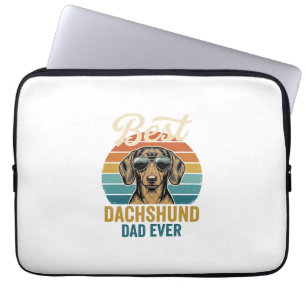 Housse Pour Ordinateur Portable Meilleur papa teckel de tous les temps Design de t