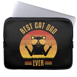 Housse Pour Ordinateur Portable Meilleur père de chat jamais