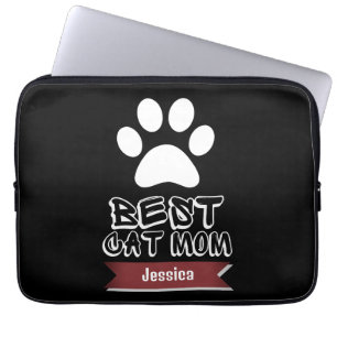 Housse Pour Ordinateur Portable meilleure maman chatte, maman maman maman personna