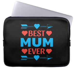 Housse Pour Ordinateur Portable Meilleure maman jamais, Amour Mère's Day Cadeau