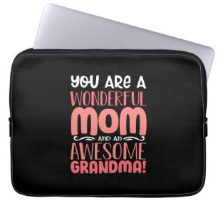 Housse Pour Ordinateur Portable Mère cadeau Fière Maman Merveilleuse Anniversair