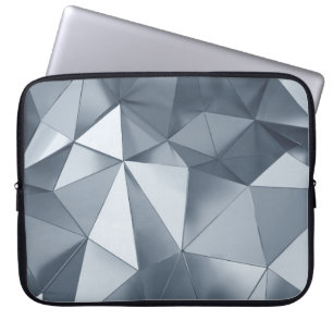 Housse Pour Ordinateur Portable Métal géométrique : Motif tridimensionnel