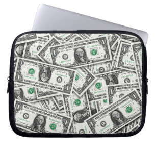 Housse Pour Ordinateur Portable Modèle de billet d'un dollar